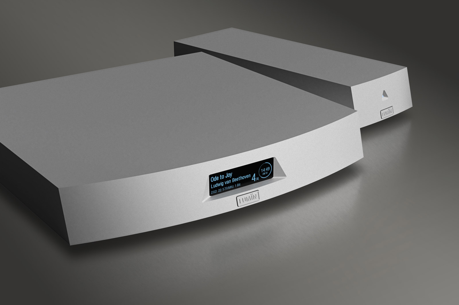 LUMIN-U2X-Silver-facing-right